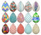 Handmade Teardrop Photo Glass Cabochons pattern geometric 752 B