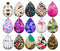 Handmade Teardrop Photo Glass Cabochons pattern geometric 761 B