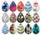 Handmade Teardrop Photo Glass Cabochons pattern geometric 769 B