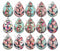 Handmade Teardrop Photo Glass Cabochons pattern flower 812 B