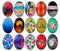 Handmade Teardrop Photo Glass Cabochons geometric 738 B