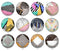Handmade Round Photo Glass Cabochon 1888