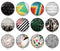 Handmade Round Photo Glass Cabochon 1892