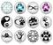 Handmade Round Photo Glass Cabochon 1914