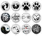 Handmade Round Photo Glass Cabochon 1916