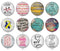 Handmade Round Photo Glass Cabochon 1921