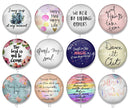Handmade Round Photo Glass Cabochon 1922