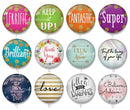 Handmade Round Photo Glass Cabochon 1941