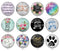 Handmade Round Photo Glass Cabochon 1951