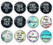 Handmade Round Photo Glass Cabochon 1956