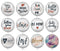 Handmade Round Photo Glass Cabochon 1959