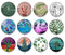 Handmade Round Photo Glass Cabochon 1967