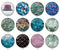 Handmade Round Photo Glass Cabochon 1969