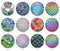 Handmade Round Photo Glass Cabochon 1971