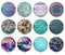 Handmade Round Photo Glass Cabochon 1972