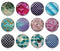 Handmade Round Photo Glass Cabochon 1973