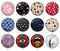 Handmade Round Photo Glass Cabochon 1992
