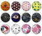 Handmade Round Photo Glass Cabochon 1993