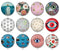 Handmade Round Photo Glass Cabochon 1998
