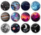 Handmade Round Photo Glass Cabochon 2001