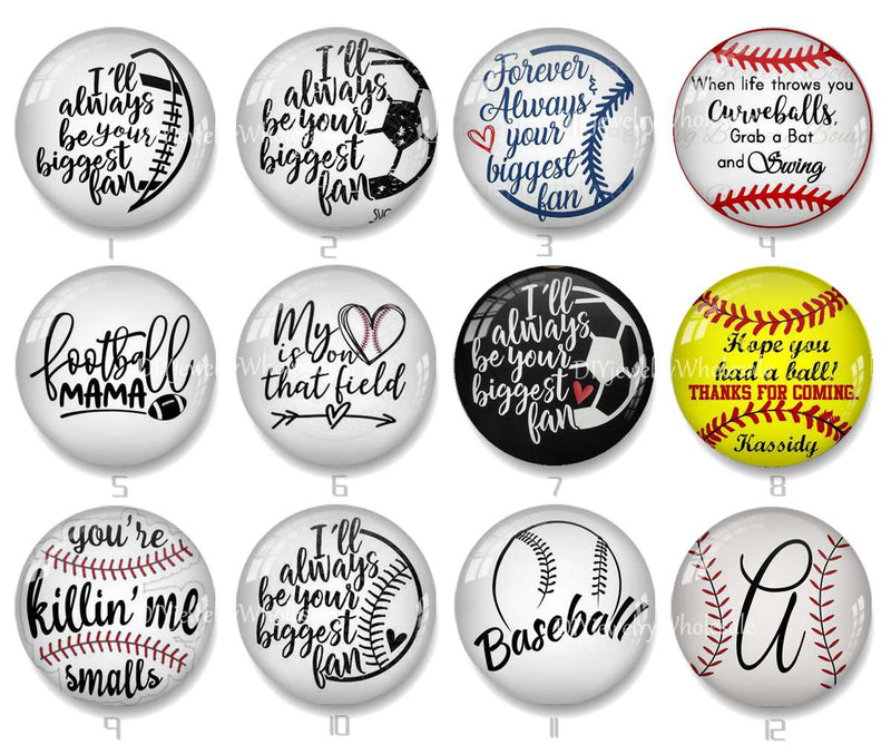 Handmade Round Photo Glass Cabochon 2007
