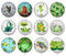 Handmade Round Photo Glass Cabochon 2010