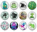 Handmade Round Photo Glass Cabochon 2012