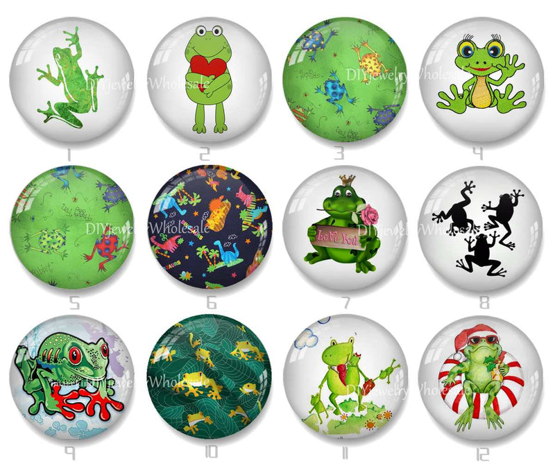Handmade Round Photo Glass Cabochon 2013