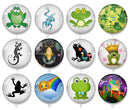 Handmade Round Photo Glass Cabochon 2014