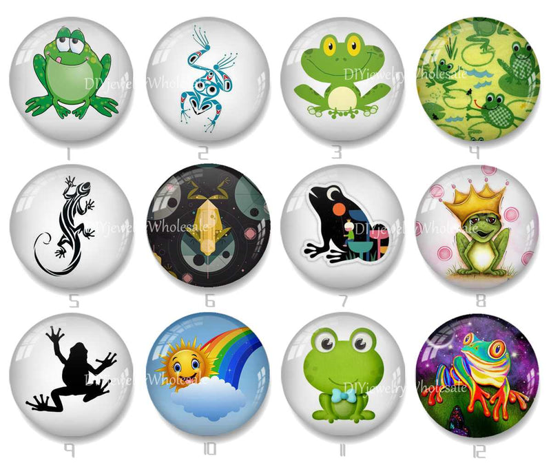 Handmade Round Photo Glass Cabochon 2014