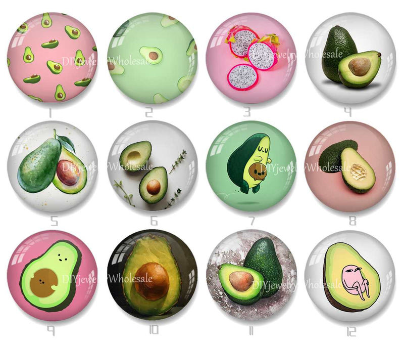 Handmade Round Photo Glass Cabochon 2018