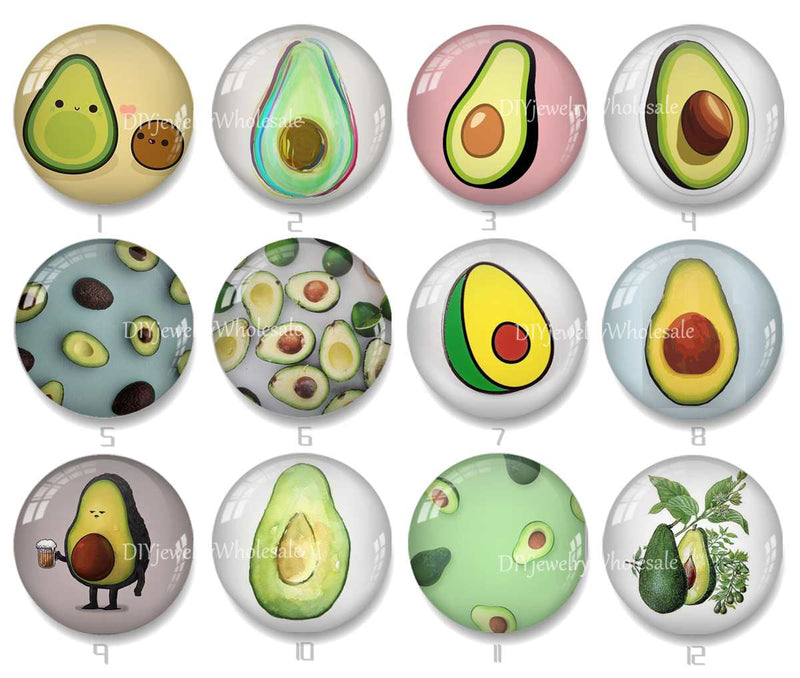 Handmade Round Photo Glass Cabochon 2019