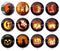 Handmade Round Photo Glass Cabochon 2027
