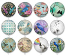 Handmade Round Photo Glass Cabochon 2031