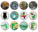 Handmade Round Photo Glass Cabochon 2032