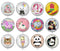 Handmade Round Photo Glass Cabochon 2036