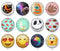 Handmade Round Photo Glass Cabochon 2037