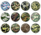 Handmade Round Photo Glass Cabochon 2041