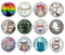 Handmade Round Photo Glass Cabochon 2048