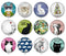 Handmade Round Photo Glass Cabochon 2049