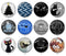 Handmade Round Photo Glass Cabochon 2050