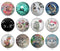 Handmade Round Photo Glass Cabochon 2055