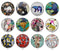 Handmade Round Photo Glass Cabochon 2060