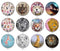 Handmade Round Photo Glass Cabochon 2067