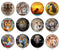 Handmade Round Photo Glass Cabochon 2070