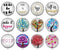Handmade Round Photo Glass Cabochon 2078