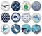 Handmade Round Photo Glass Cabochon 2085