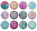 Handmade Round Photo Glass Cabochon 2107