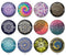 Handmade Round Photo Glass Cabochon 2108