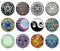 Handmade Round Photo Glass Cabochon 2200